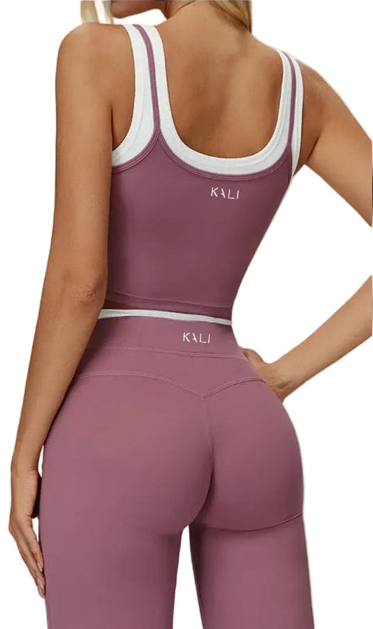 Long Top Layered Pink