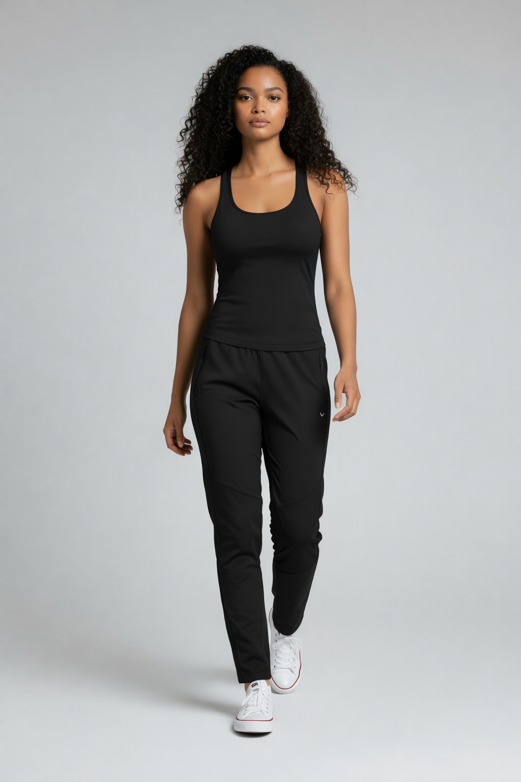 Essential X-Back Top - Black