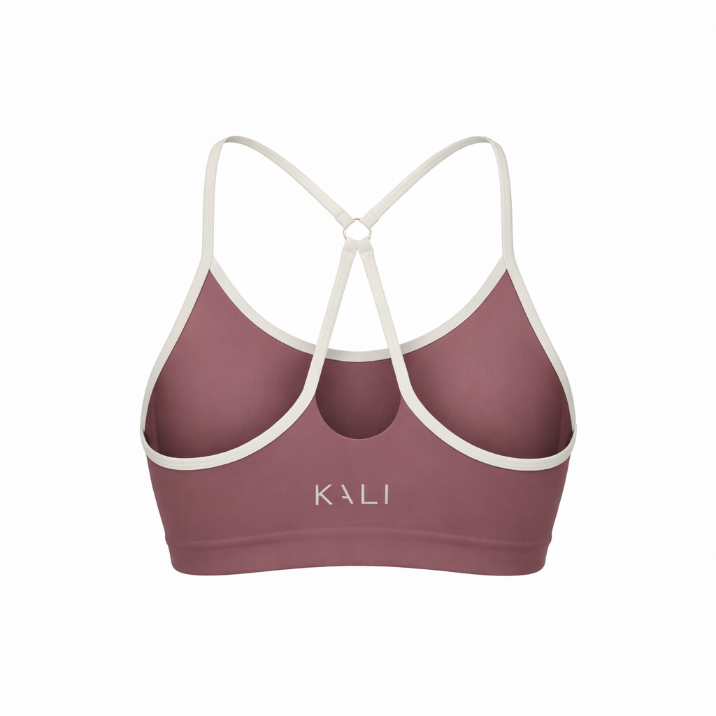 Cross-Line Top - Warm Blush