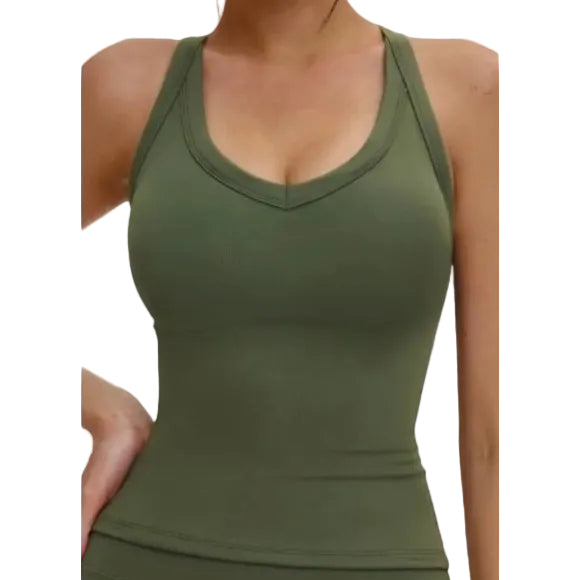 Top SCULPT - Kaki