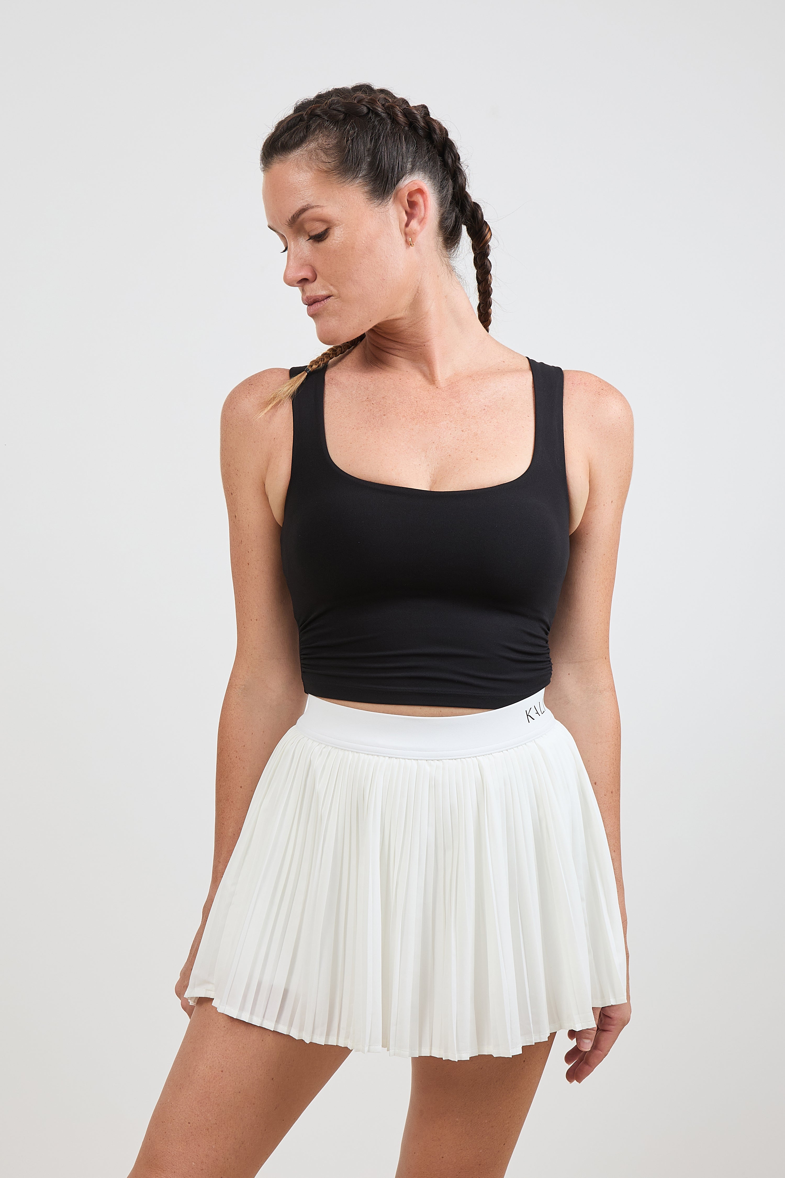 Pleated Top Vision - Black