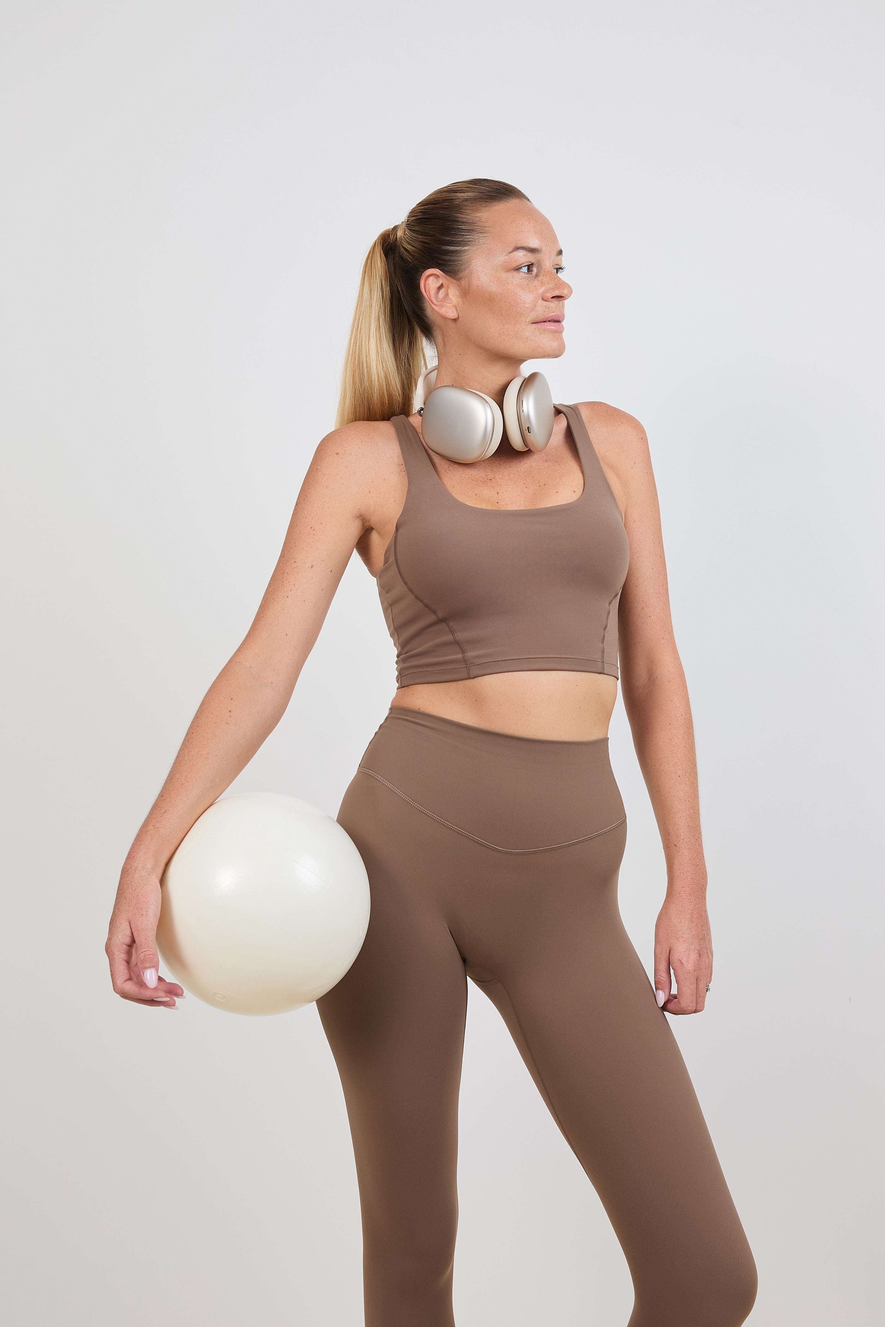 Long Contour Top - Mocha