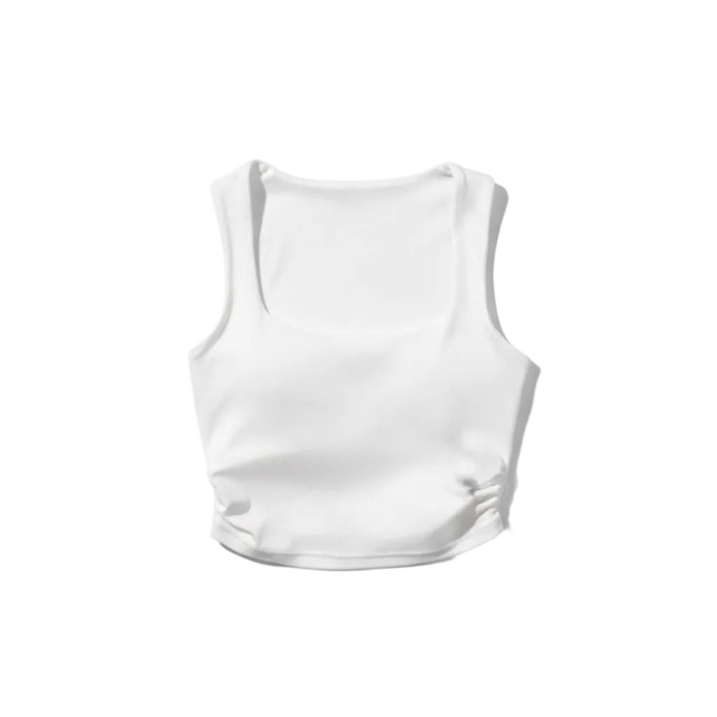 Pleated Top Vision - White
