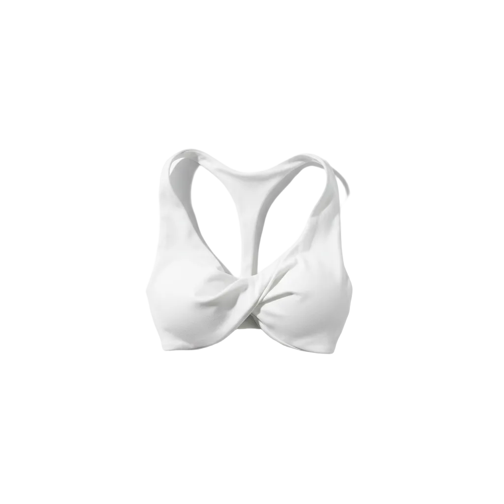 Twist Knot Top - White