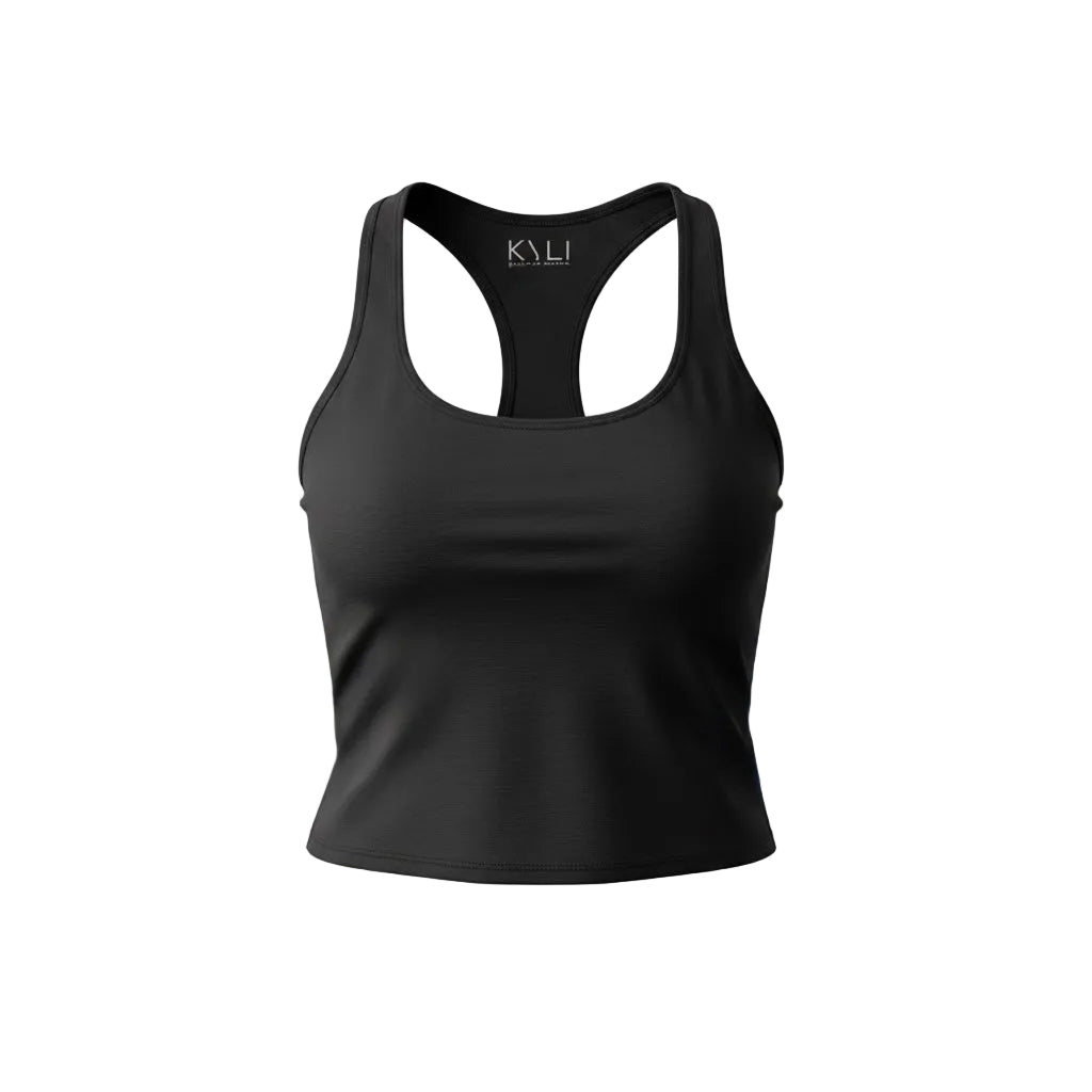 Essential X-Back Top - Black