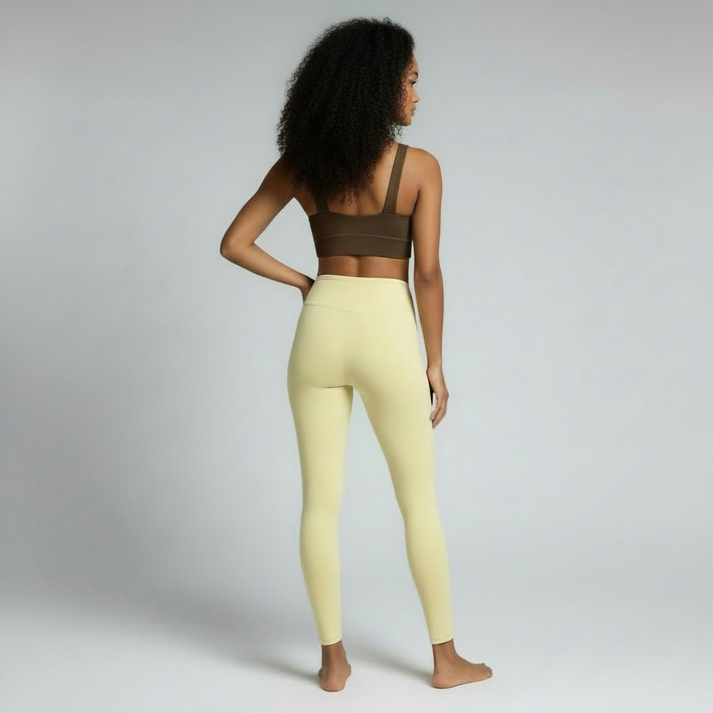 Sculpt legging - Banana Milk
