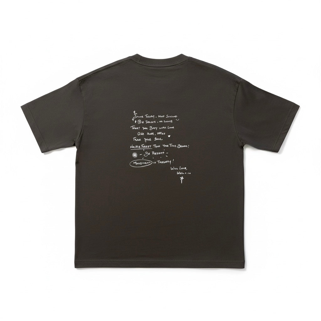 KALI UNISEX TEE CHARCOAL GREY