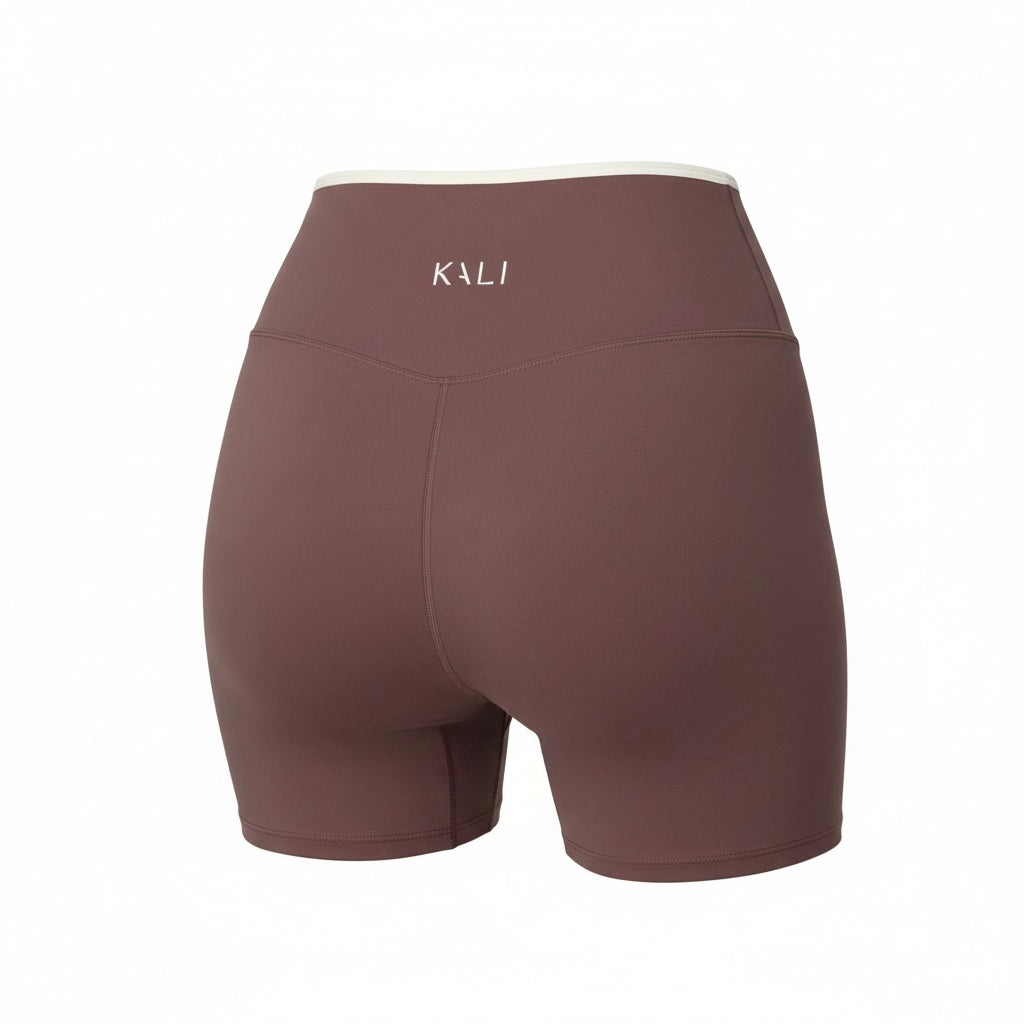 Cross-Line Short - Warm Blush