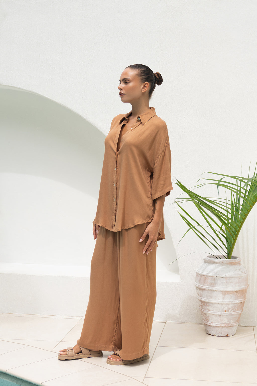 FLOW SHIRT MOCHA