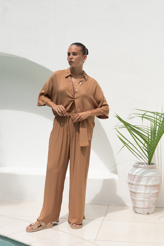FLOW SHIRT MOCHA