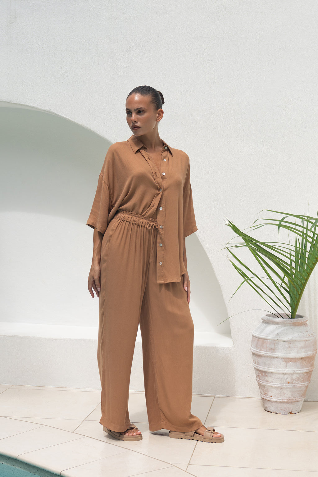 FLOW SHIRT MOCHA