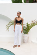 TOP KALI Croisé en X NOIR