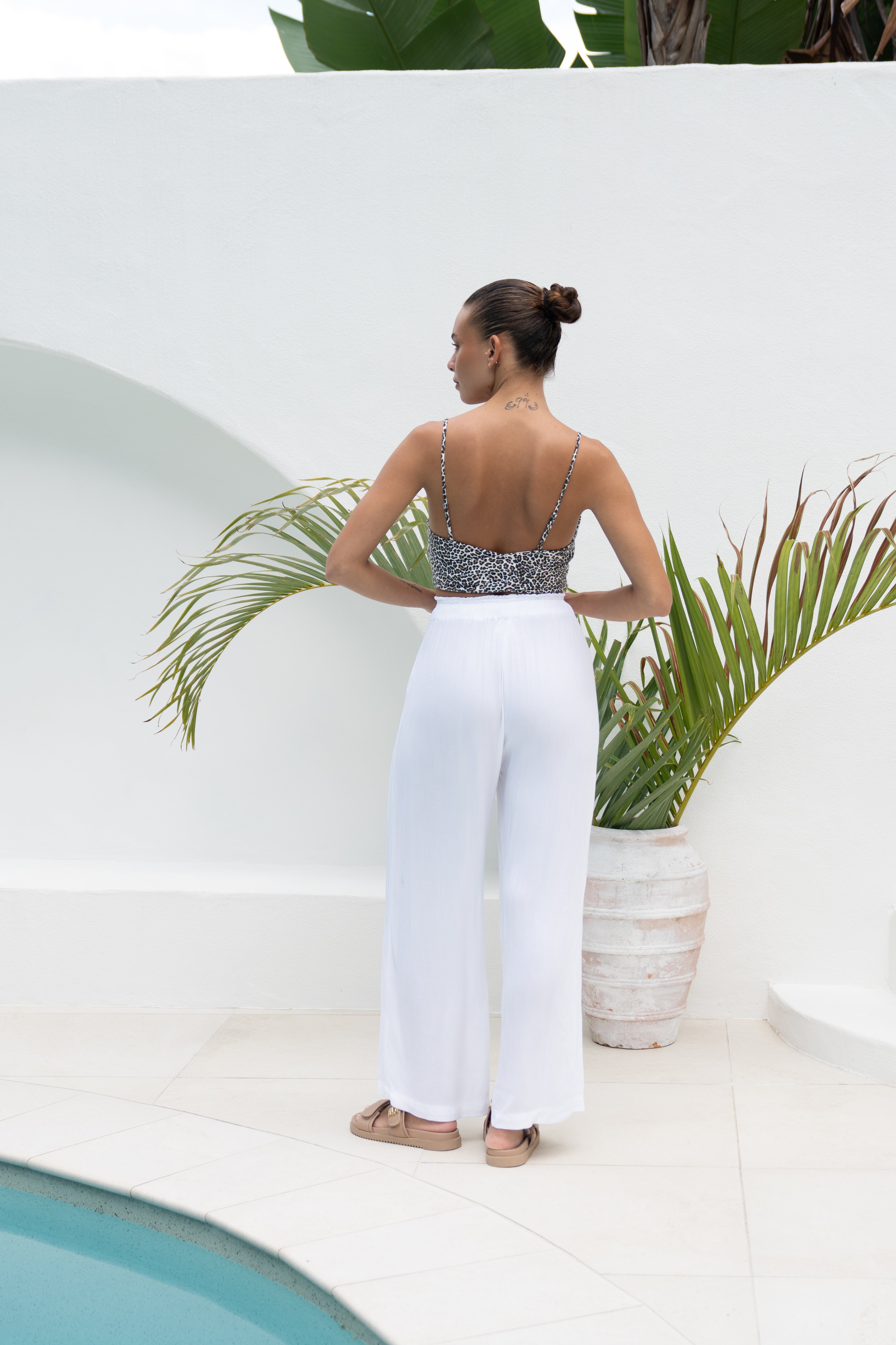 FLOW PANT BLANC