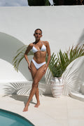 HAUT DE MAILLOT TRIANGLE BLANC