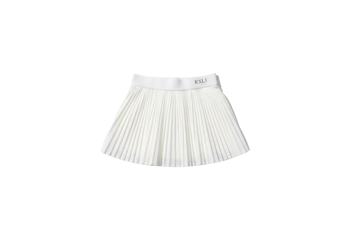 Pleated Skort Vision - White
