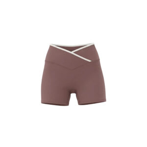 Cross-Line Short - Warm Blush