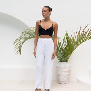 TOP KALI Croisé en X NOIR