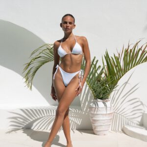 BAS DE MAILLOT TRIANGLE BLANC