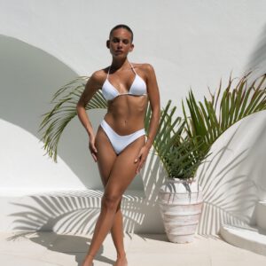 HAUT DE MAILLOT TRIANGLE BLANC